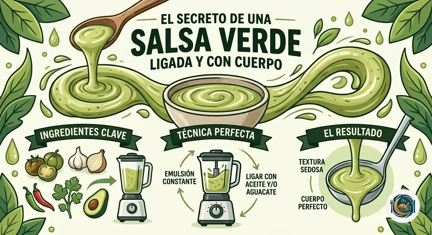 Merluza en salsa verde con almejas y guisantes en la sartén